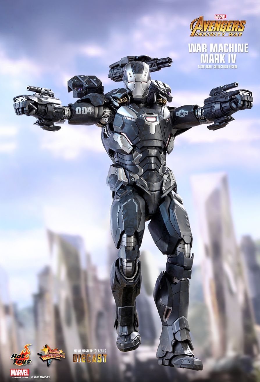 War Machine Mark IV  DIECAST - Avengers: Infinity War - Movie Masterpiece Series Sixth Scale Figure by Hot Toys